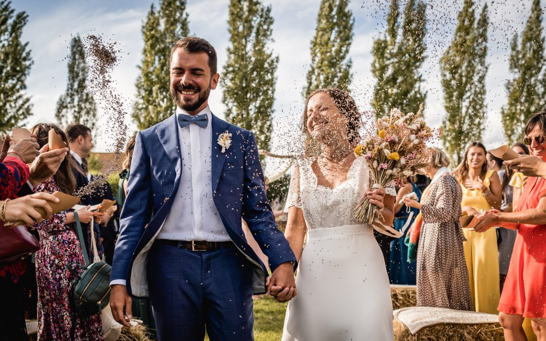 Le mariage champêtre d’Amandine et Vincent au domaine de Mauvoisin